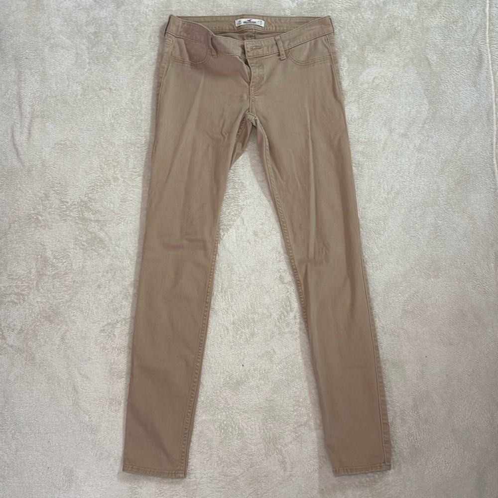 Hollister tan jeggings